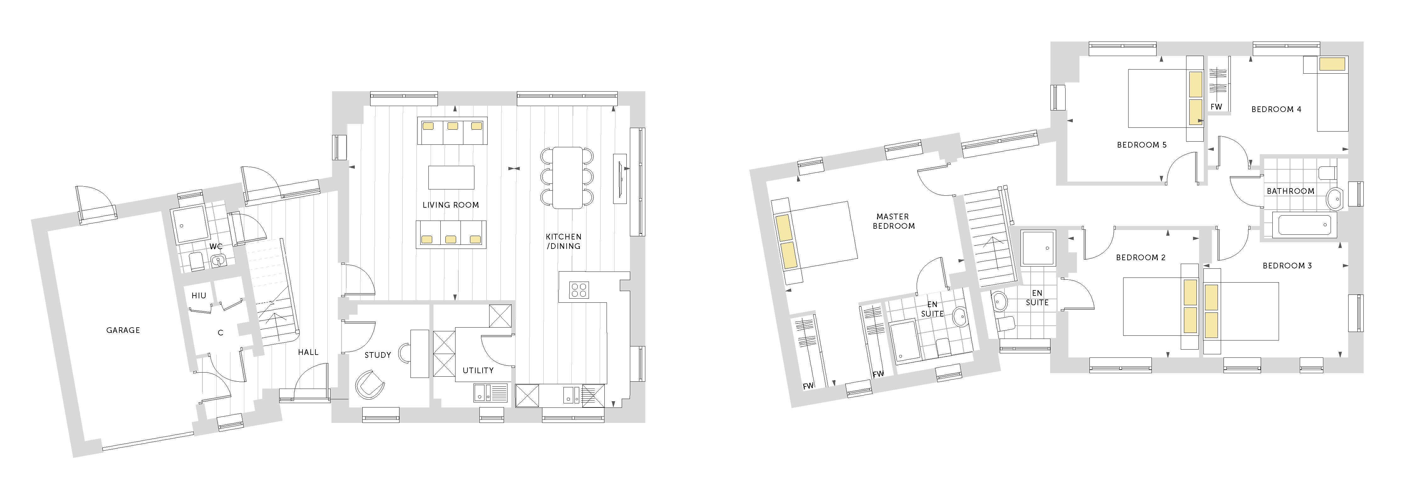 Floorplan for Plot 313 at Elmsbrook